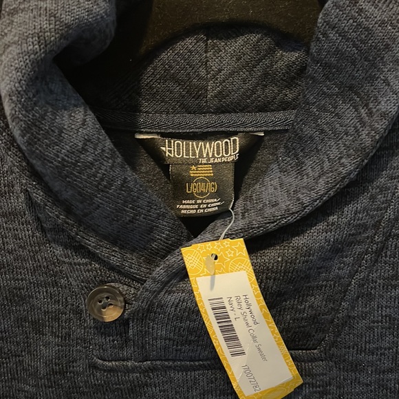 Boys Large shawl collar sweater. Never worn! - Picture 3 of 4